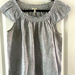 Joie linen short sleeve top